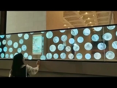 Panel de 55 pulgadas de autoemisión Transparente OLED pantalla de alta transparencia OLED interactivo