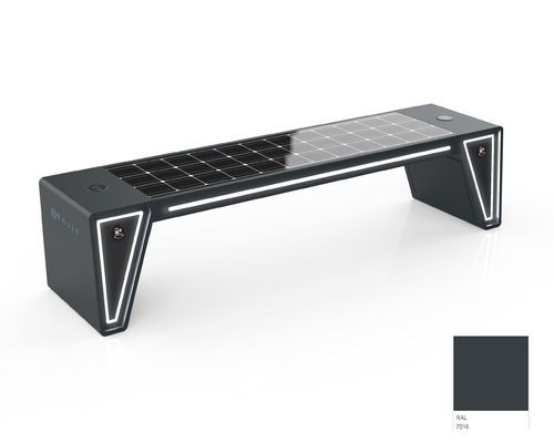 Outdoor Park Solar Smart Chair Multi-functional Leisure For Mobile Phone Wireless Charging