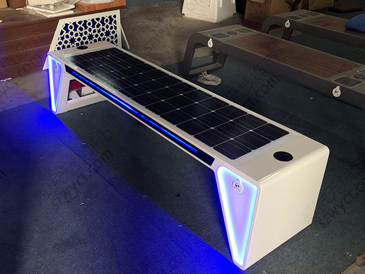 Outdoor Park Solar Smart Chair Multi-functional Leisure For Mobile Phone Wireless Charging